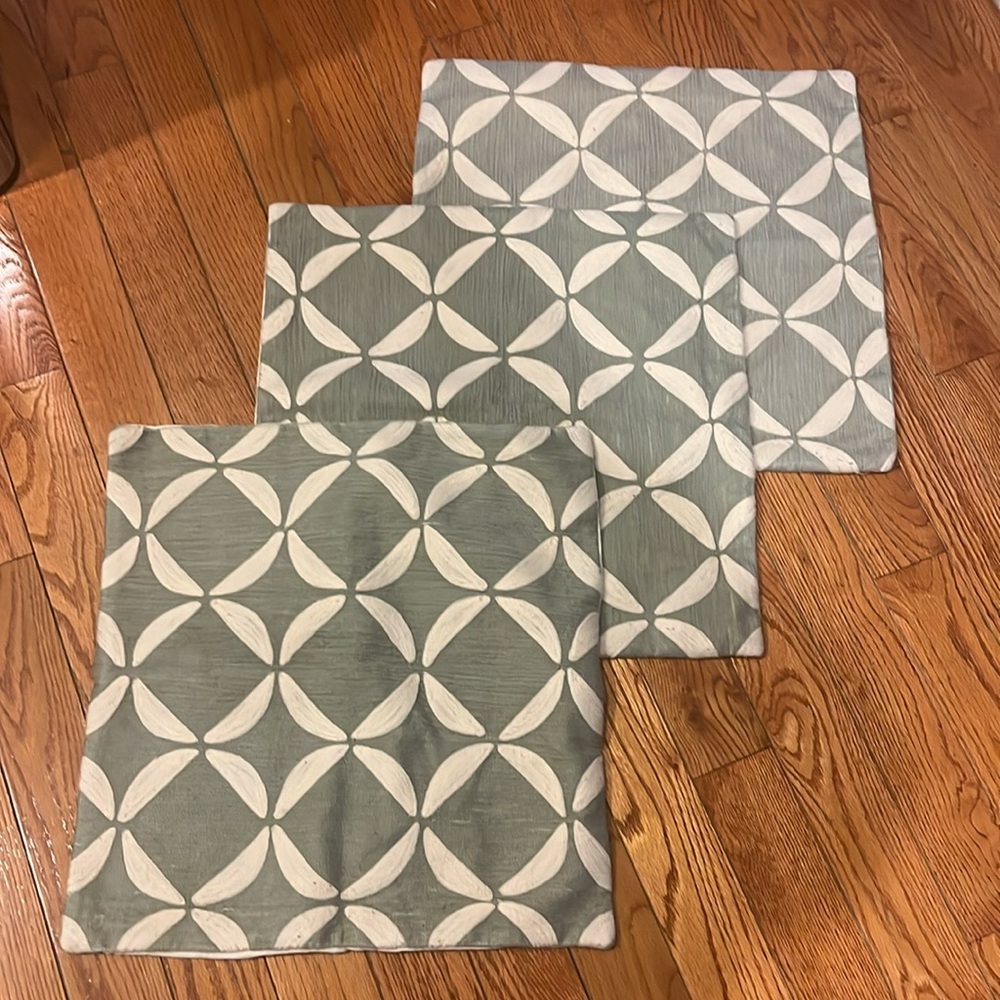 West Elm Pillow Covers - Set of 3